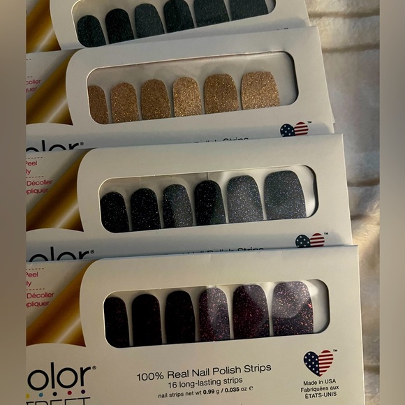 4 pack bundle color street nails- NEW - Picture 1 of 3